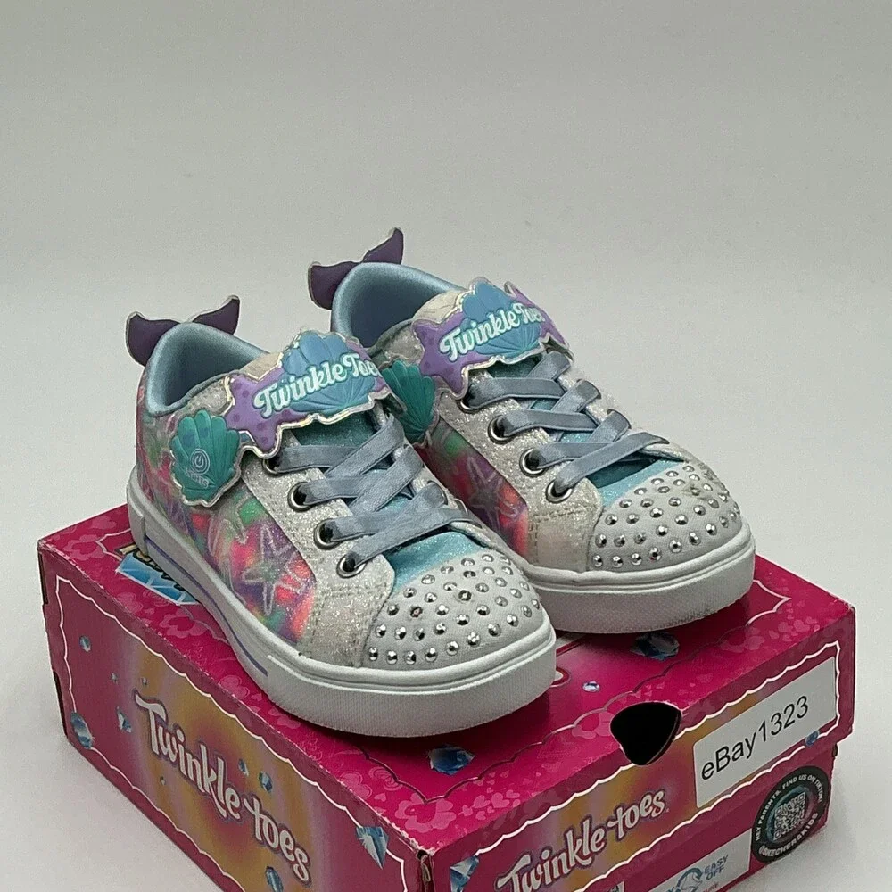 Skechers Twinkle Toes Sparks Underwater Magic Girls US 11.5 Multi Shoes Ebay1323